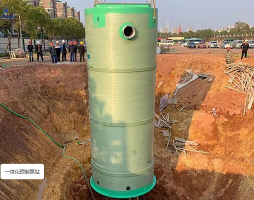 OEM Vorgefertigte integrierte FRP-Pumpenstation
