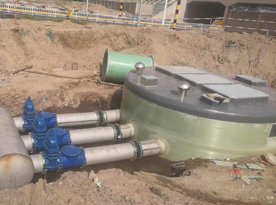 OEM Vorgefertigte integrierte FRP-Pumpenstation