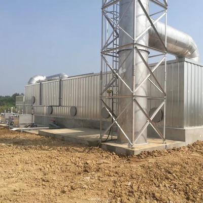 Kohlenstoffstahl FRP Biologische Deodorierung Box Grp Abgas Deodorierung Filter Reinigung