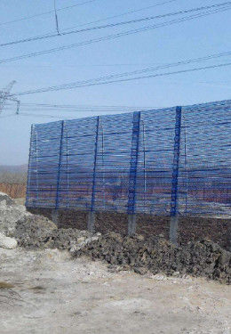 Straßenstraßenwinddichte Glasfaser Staubschutzbildschirm Staubunterdrückungsnetz 3000x400mm