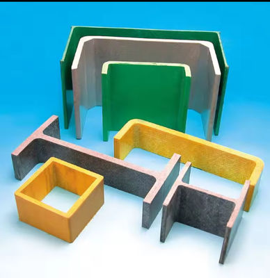 High Strength Glass Fiber Plastic FRP Profile GRP Strukturelle Profile Kanäle