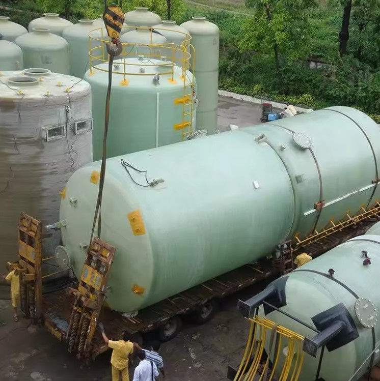 1000L Horizontale Glasfaser-FRP-Tank für die Speicherung von Wasser, Öl, Benzin, Säure und Alkali
