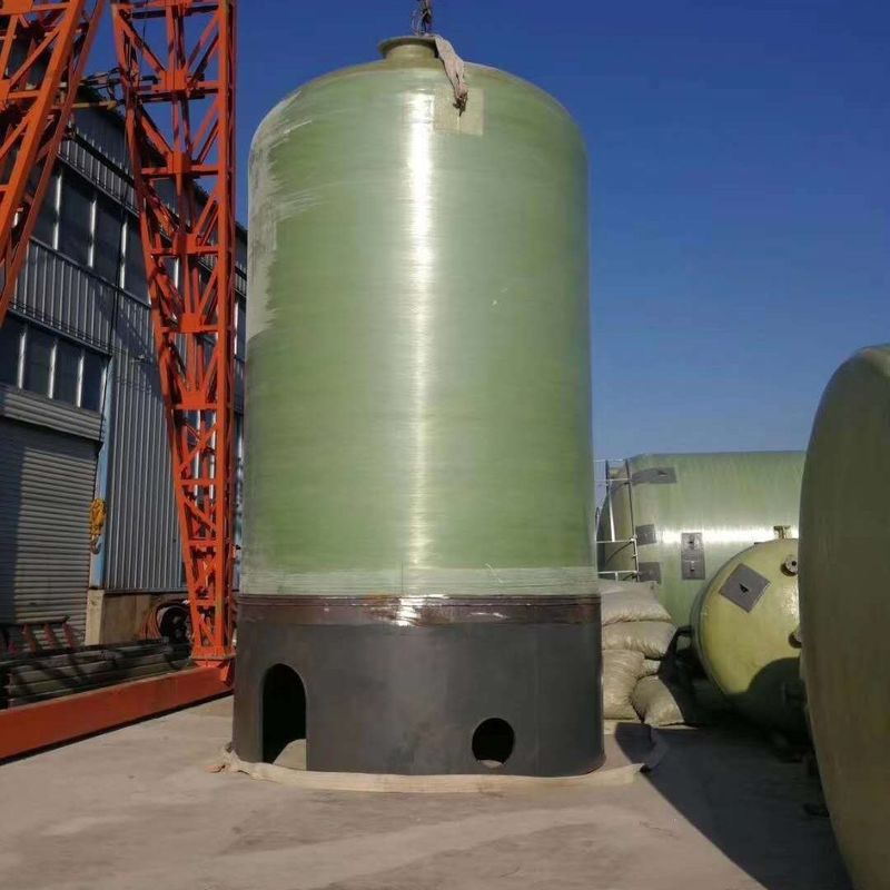 Horizontale Glasfaser-Säure-Basis-Frp-Speichertank, FRP-Speichertank, Glasfaser-Chemie-Tank hohe Dichte