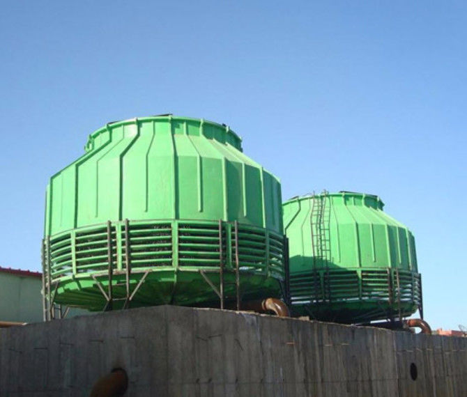 GRP-FRP-Typ Kreislaufkühlturm 500-1000 Tonnen Schnelle Temperaturreduktion
