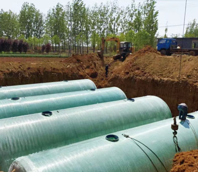 Wasserreinigung FRP Septikbehälter Untergrund-Typ Haushalts Abwasserreinigungssystem
