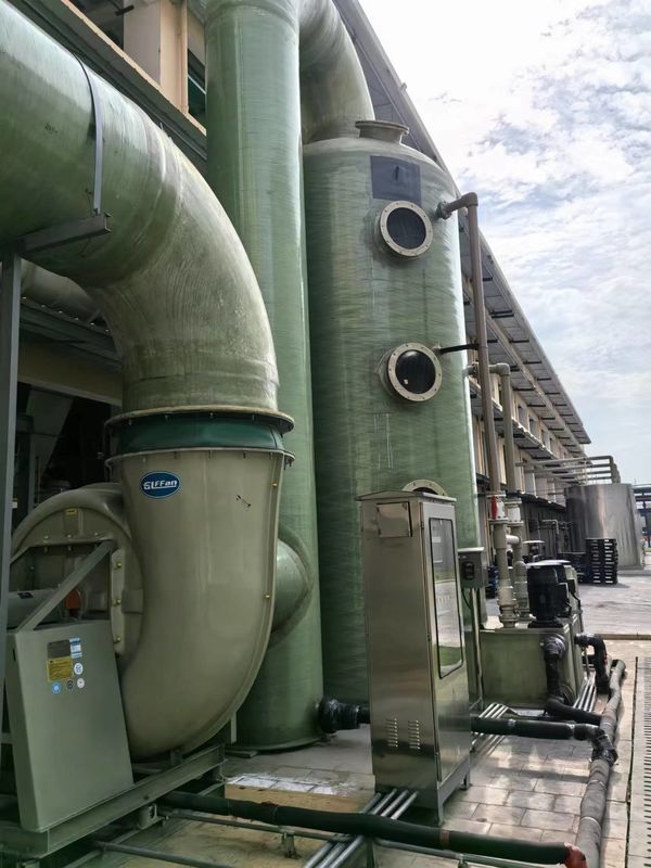 Sprühen Säure Nebel FRP Absorptionsturm Korrosionsbeständigkeit Maßgeschneiderte Absorptionsbehälter