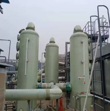 Glasfaser FRP Säure Nebel Absorptionsturm GRP Scrubber FRP Turm individuell angepasste Größe