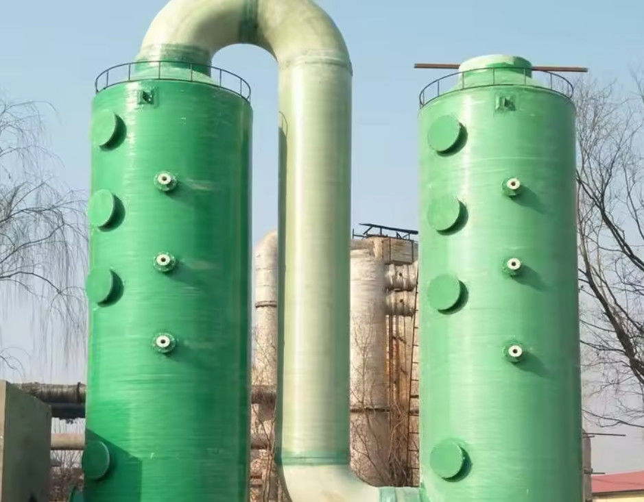 Vertikale GRP Frp Absorptionsturm Schwefelsäure Abfallgasreinigungspfeiler
