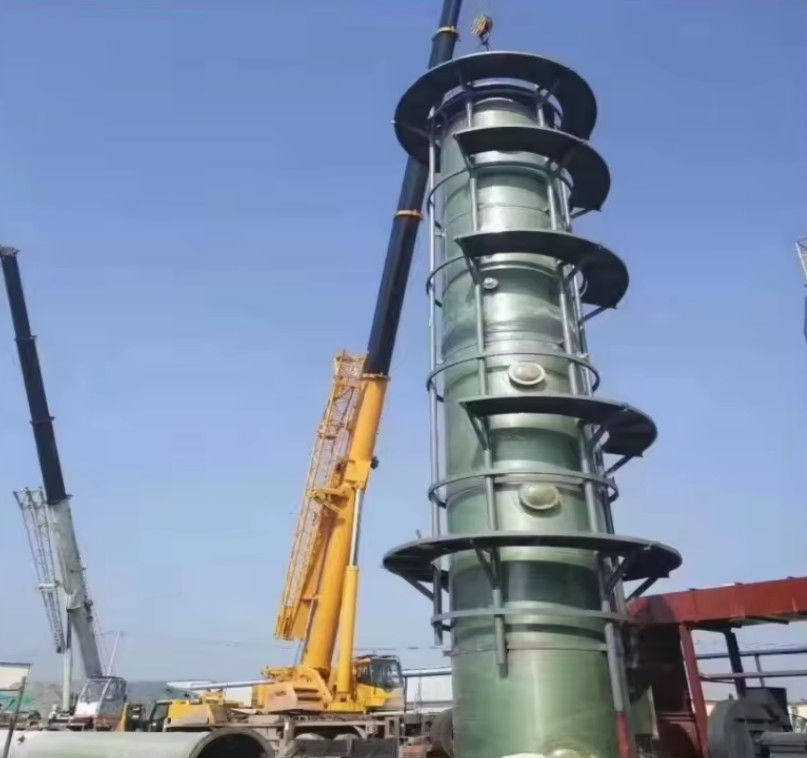 Industrielle Glasfaser-GRP-Absorptionsturm für die Säure-Gasreinigung